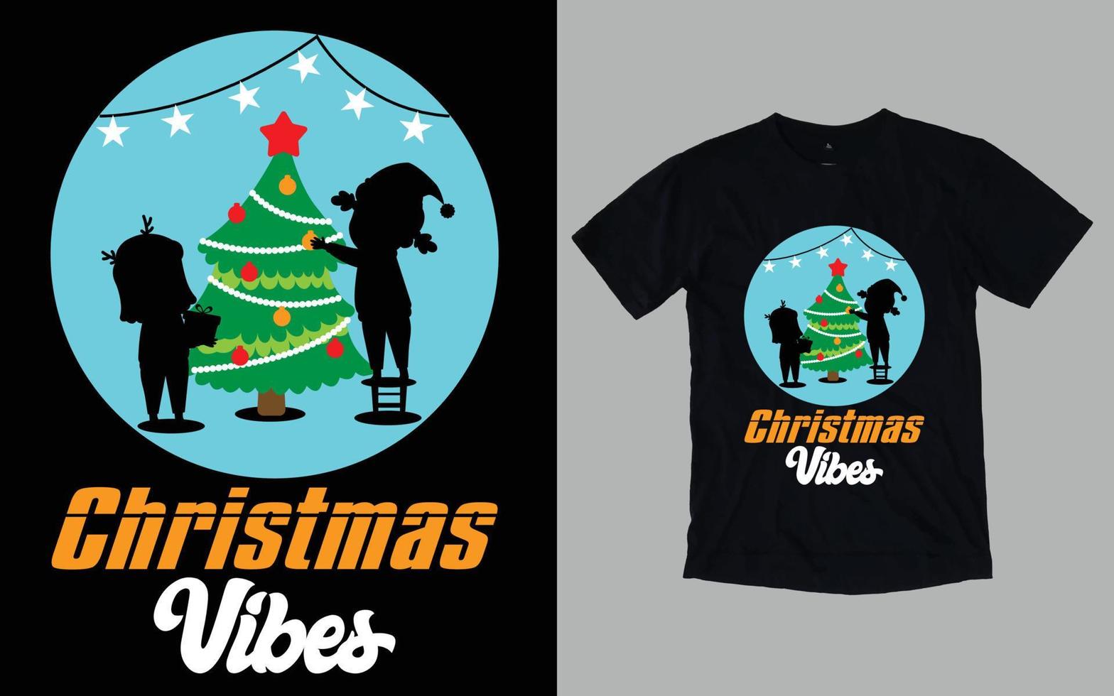 Christmas Day T shirt Design vector