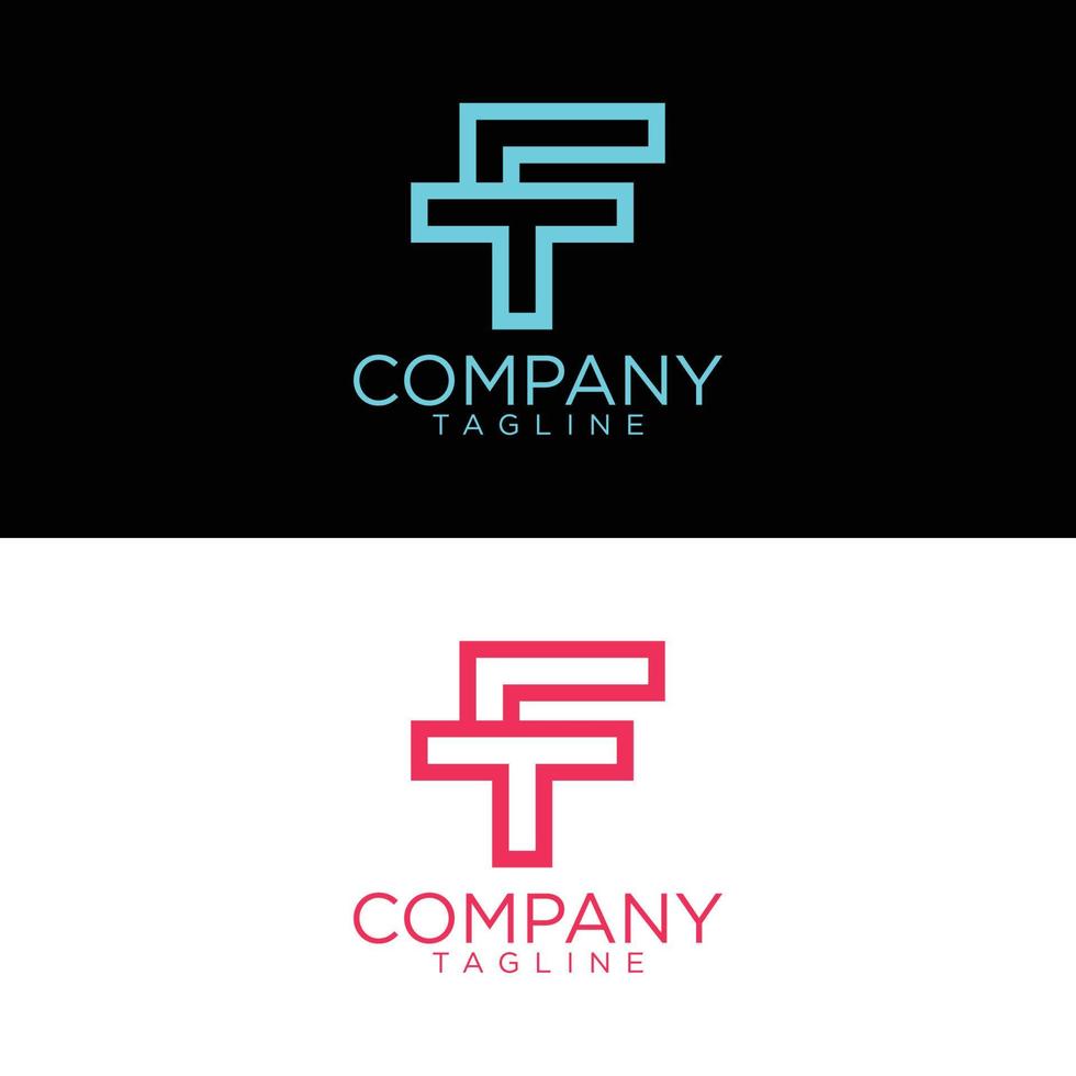 f logo design and premium vector templates