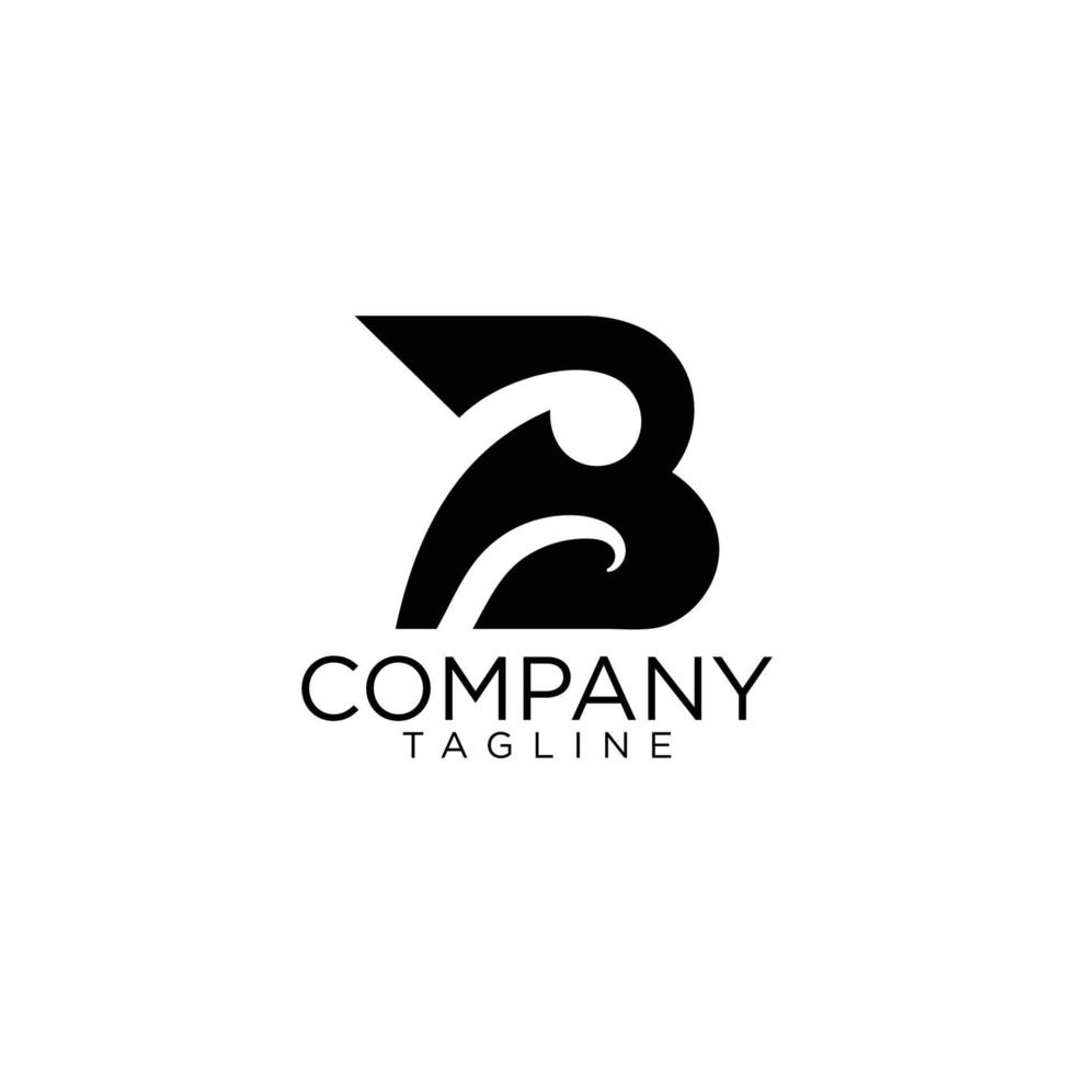 b logo design and premium vector templates