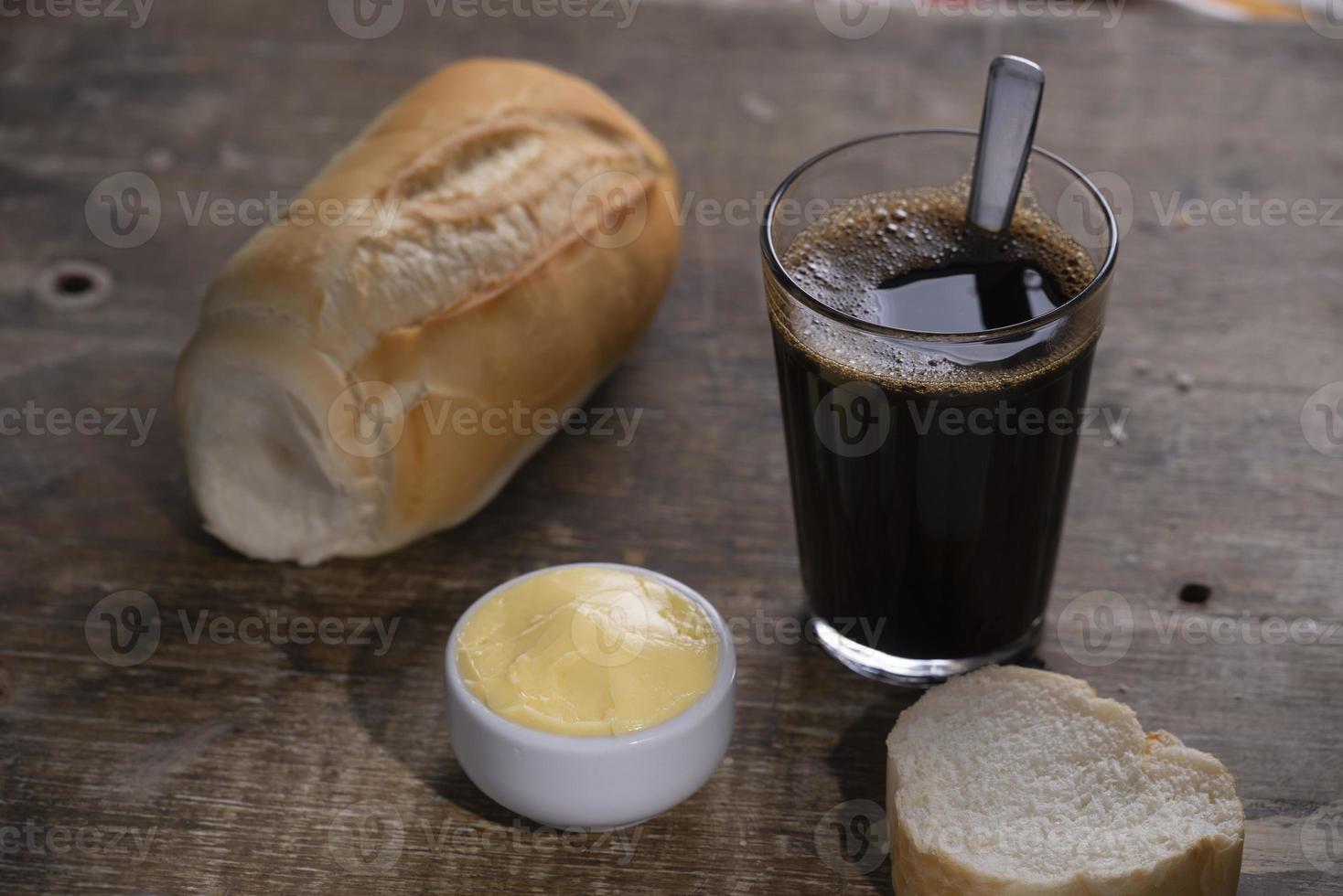 coffee and bread photo