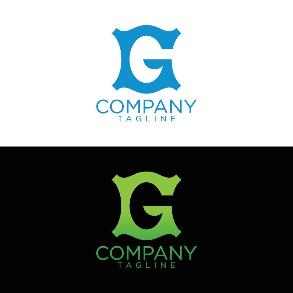 diseño de logotipo g y plantillas vectoriales premium vector