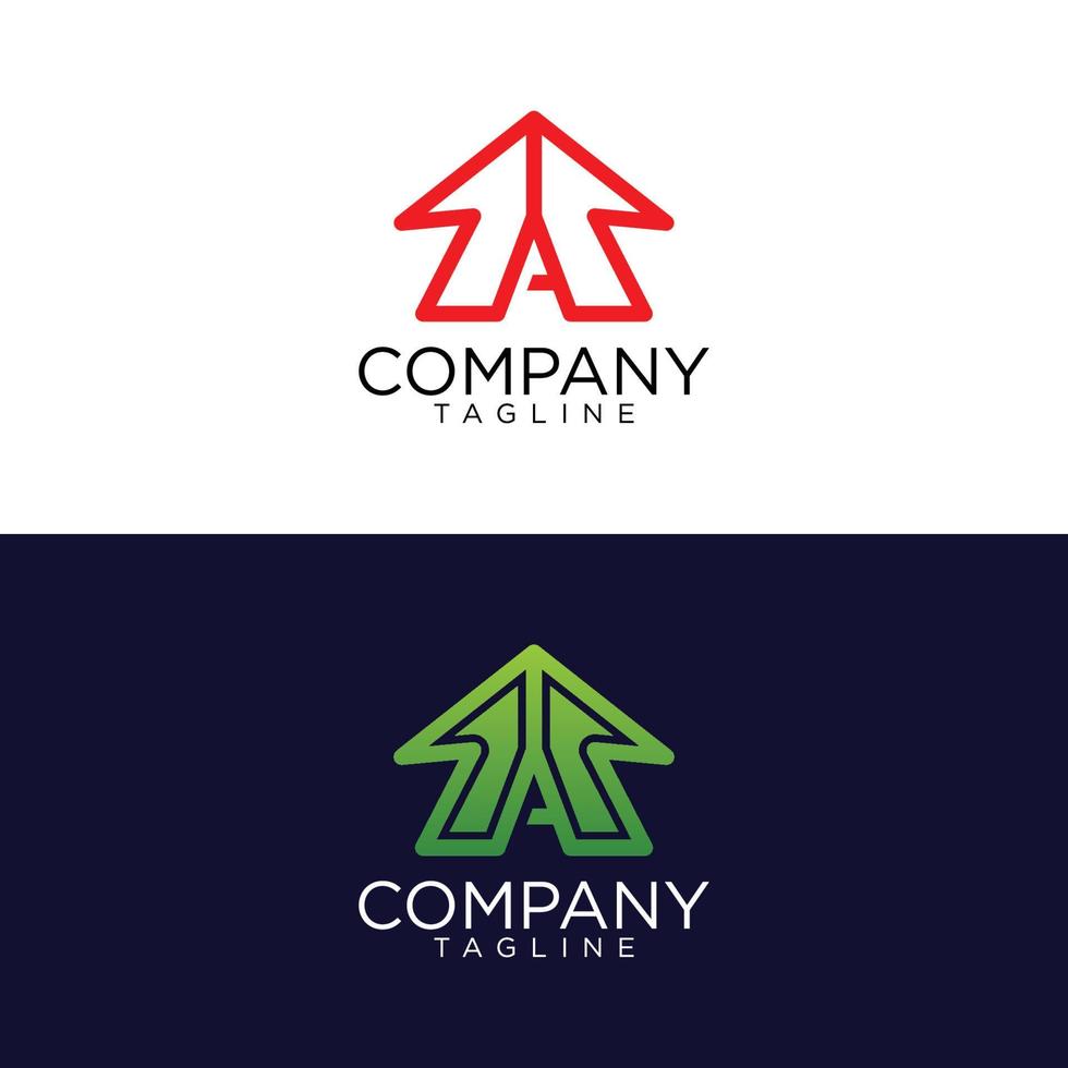 un diseño de logotipo creativo y plantillas vectoriales premium vector