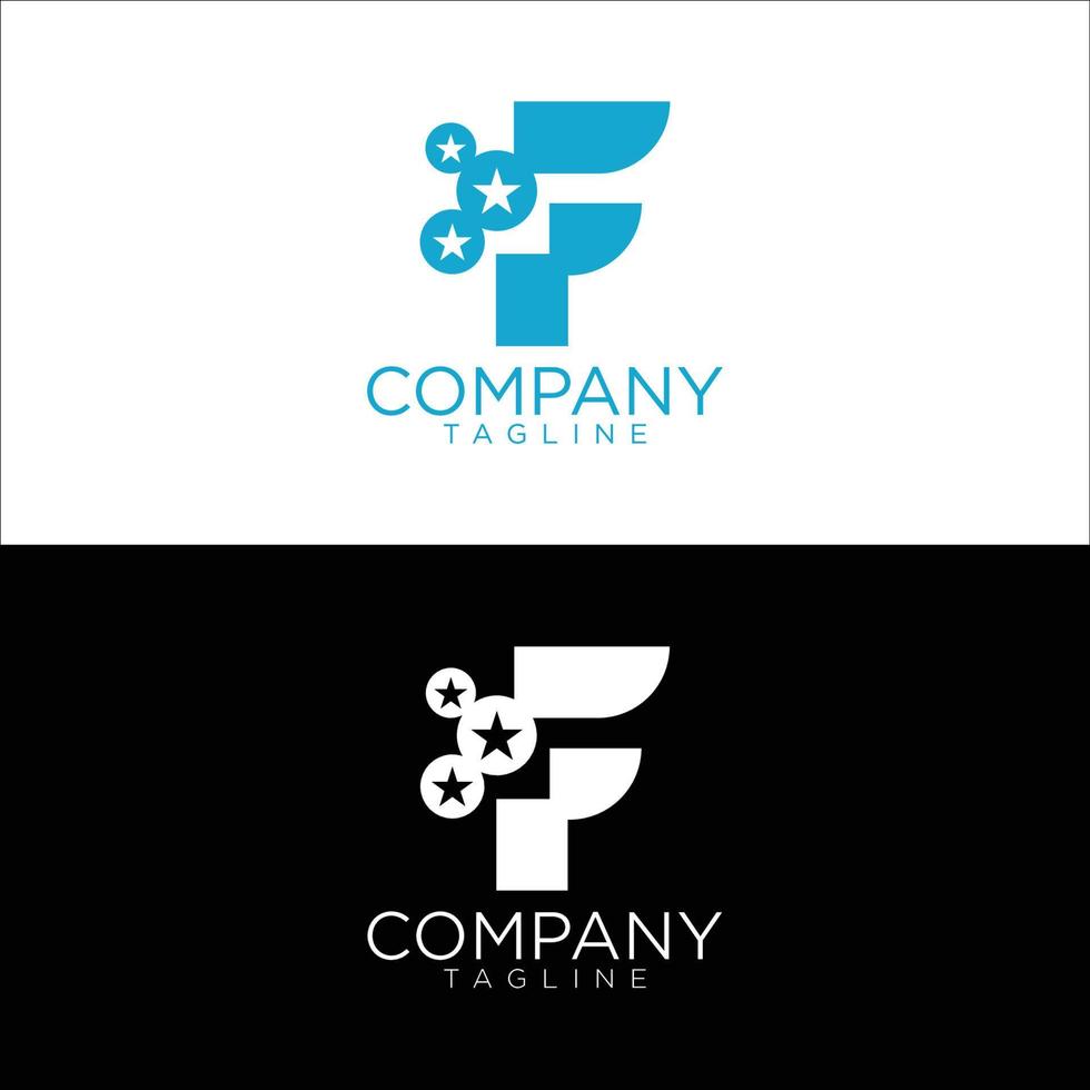 f logo design and premium vector templates