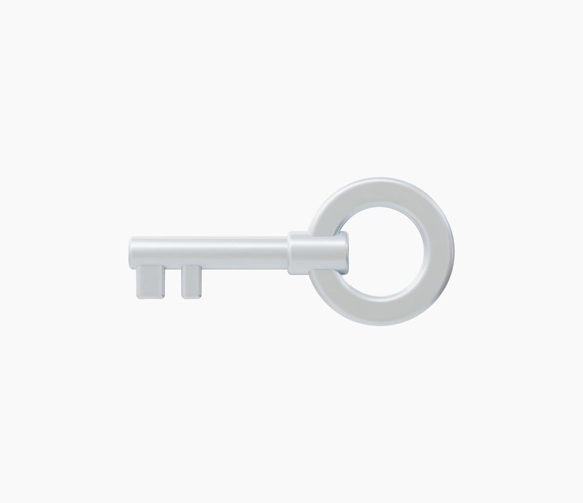 3d Realistic Key icon vector illustration. 12175654 Vector Art at Vecteezy