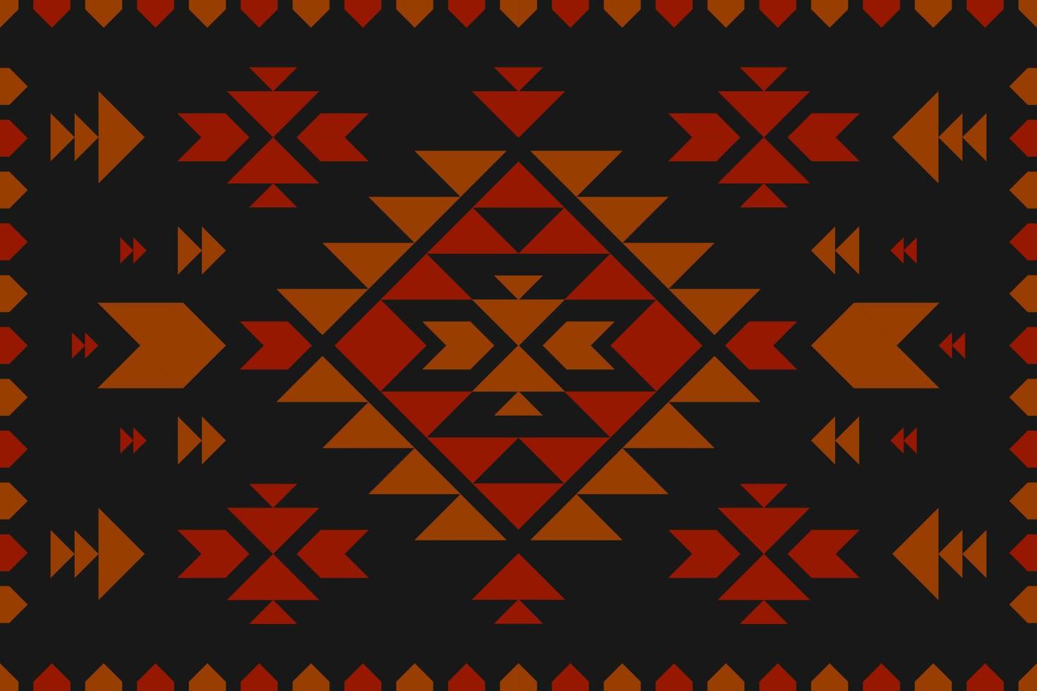 arte de patrón tribal de alfombra. patrón geométrico étnico sin fisuras tradicional. estilo americano, mexicano. vector