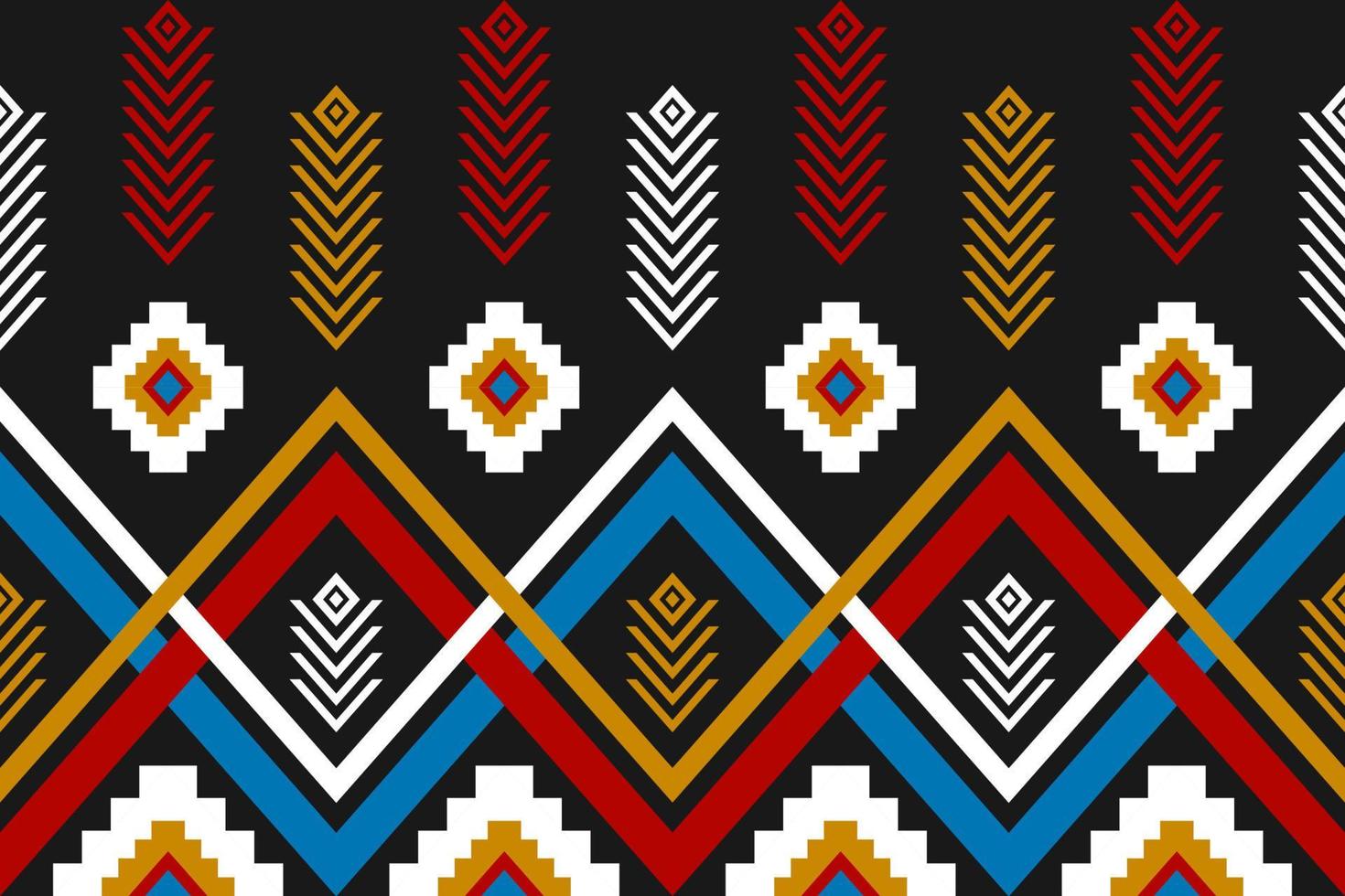 Geometric ethnic seamless pattern traditional. American, Mexican style. vector