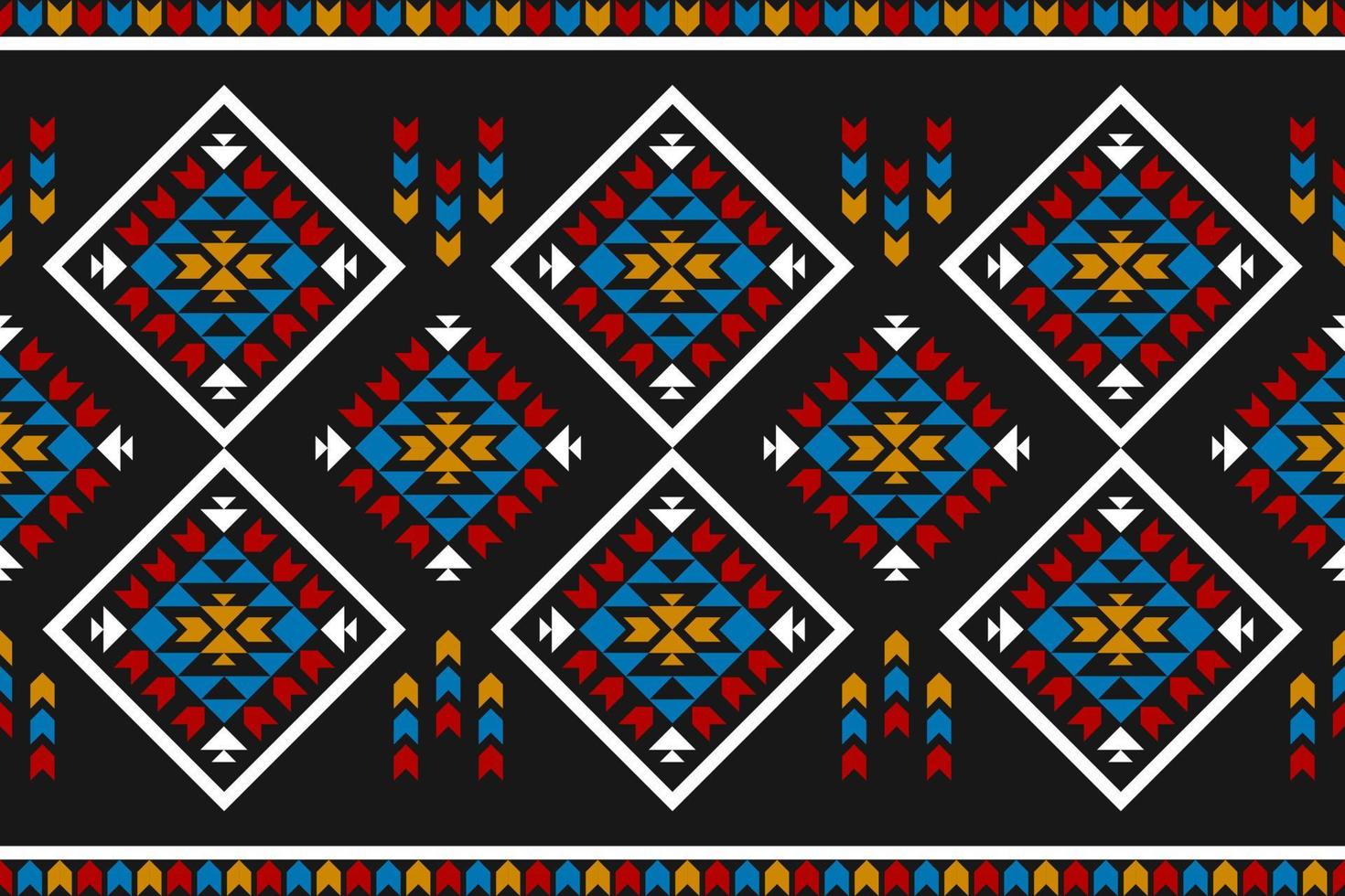 arte de patrón tribal de alfombra. patrón geométrico étnico sin fisuras tradicional. estilo americano, mexicano. vector