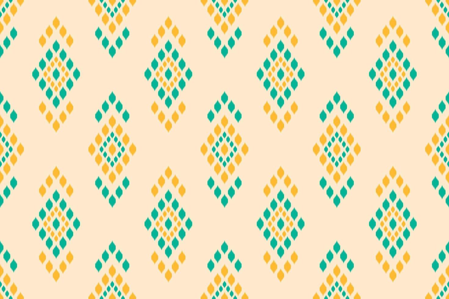 ikat étnico geométrico de patrones sin fisuras tradicional. tela estilo indio. vector