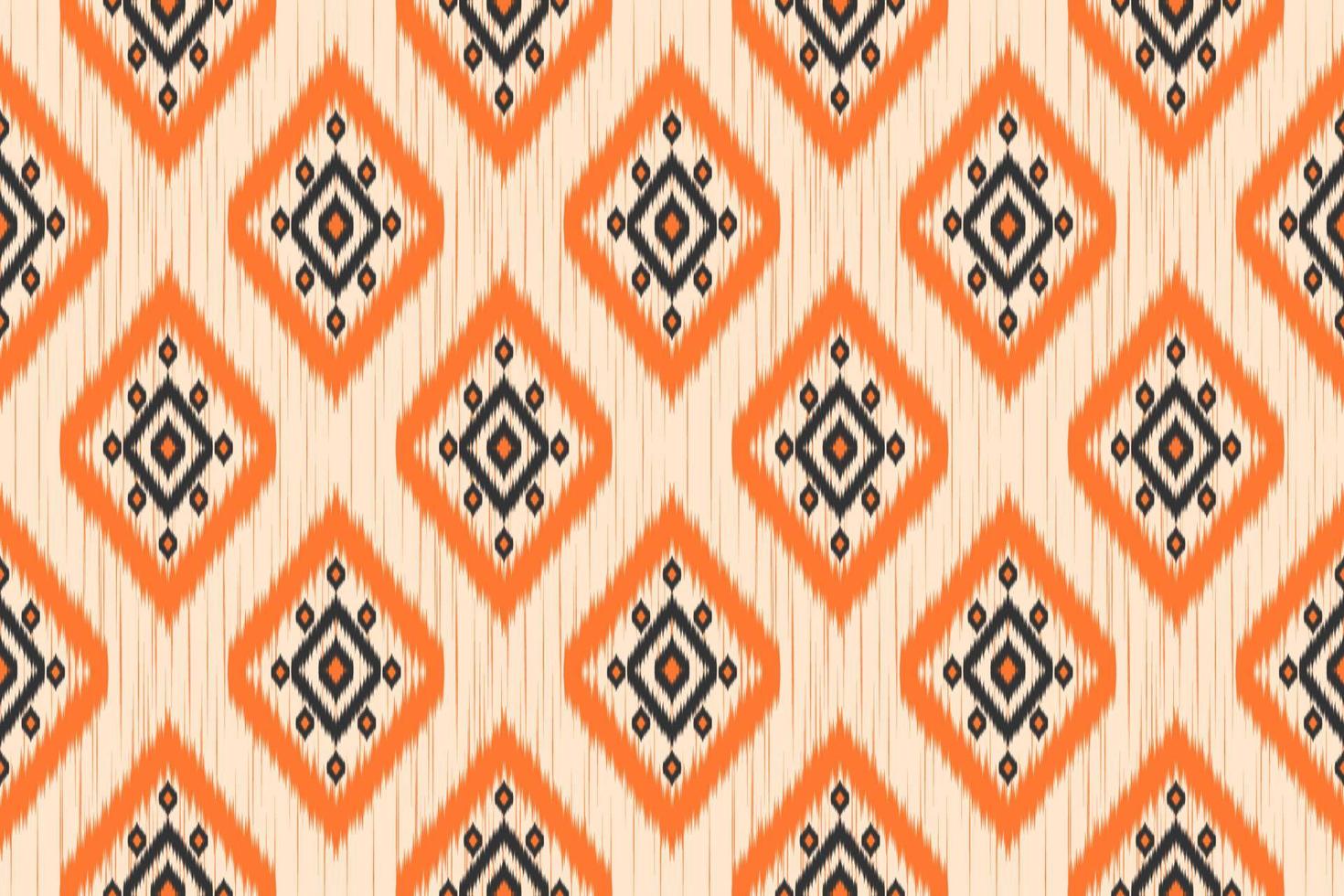 tela estilo indio. ikat étnico geométrico de patrones sin fisuras tradicional. vector