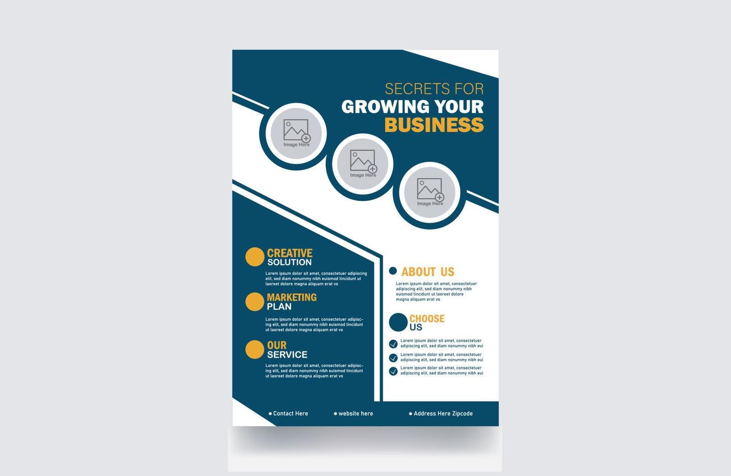 corporate flyer marketing business cover design layout background  Brochure design, cover modern layout social media post design template vector