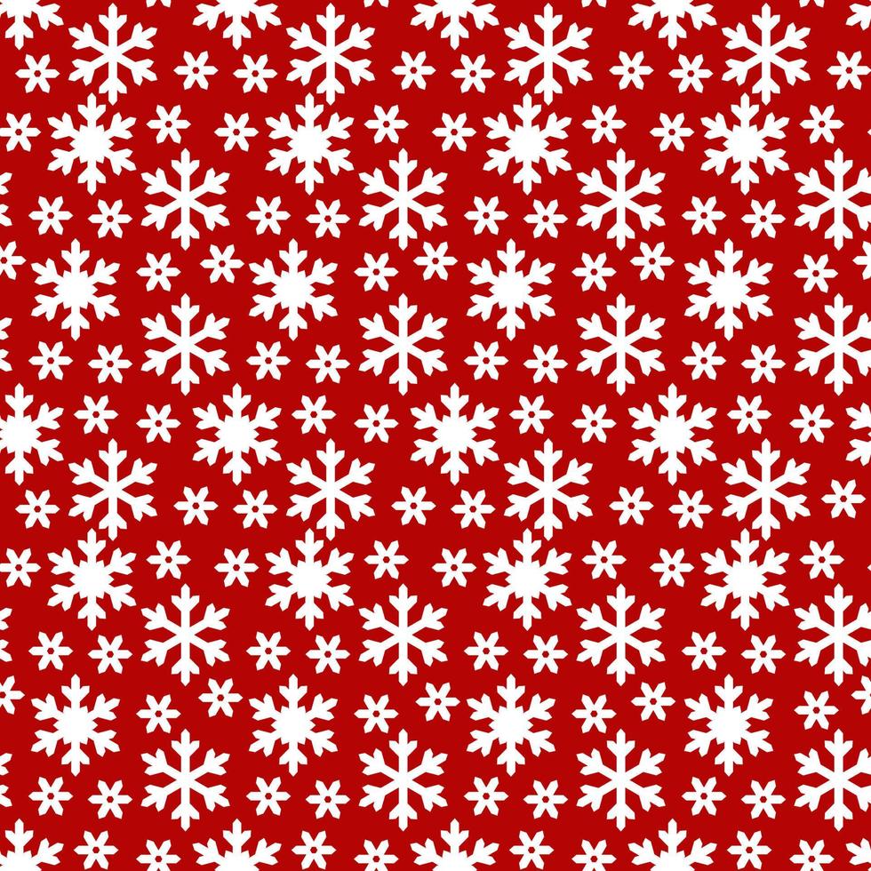 Snowflake pattern seamless vector