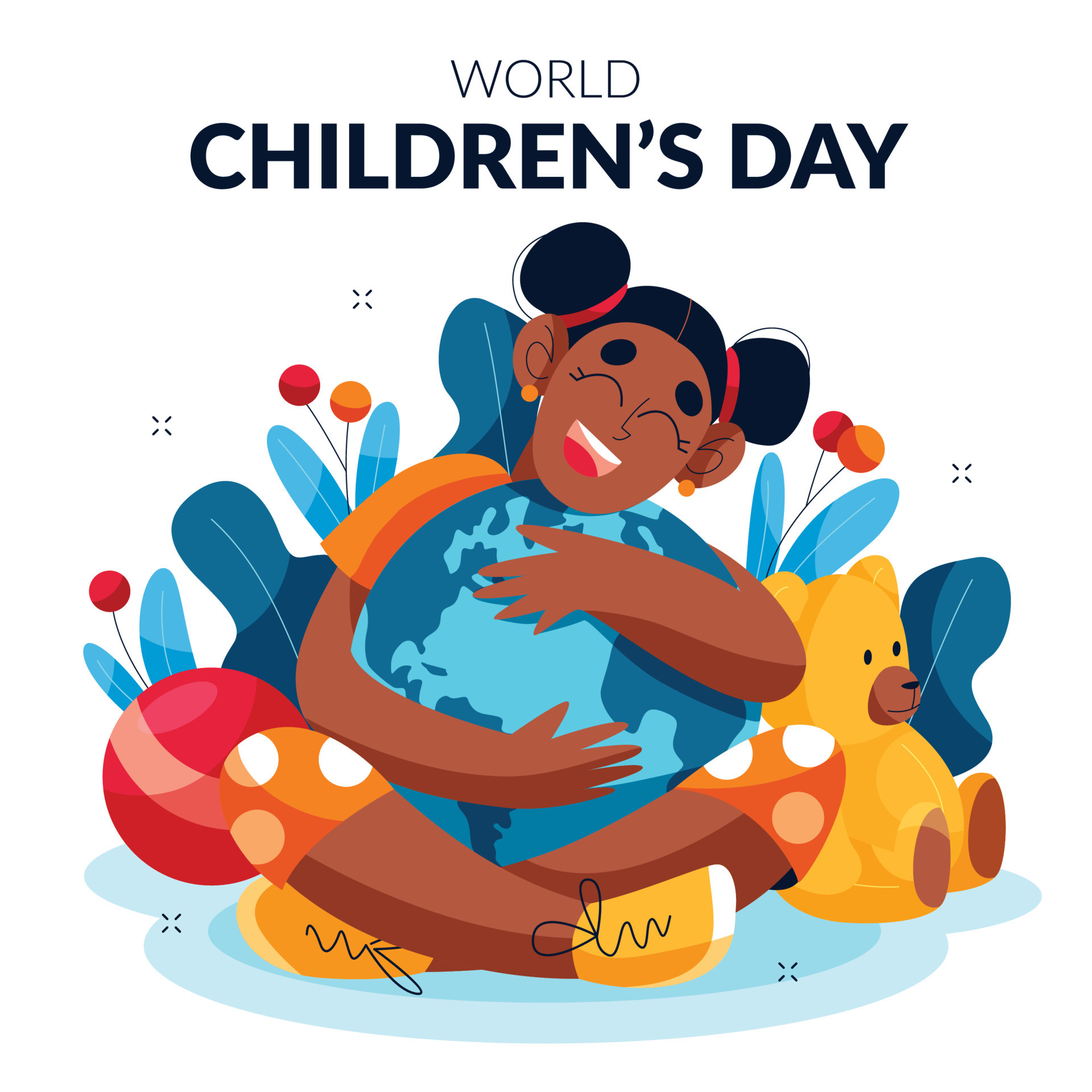 Happy Children's Day Concept. It is celebrated annually in honor of