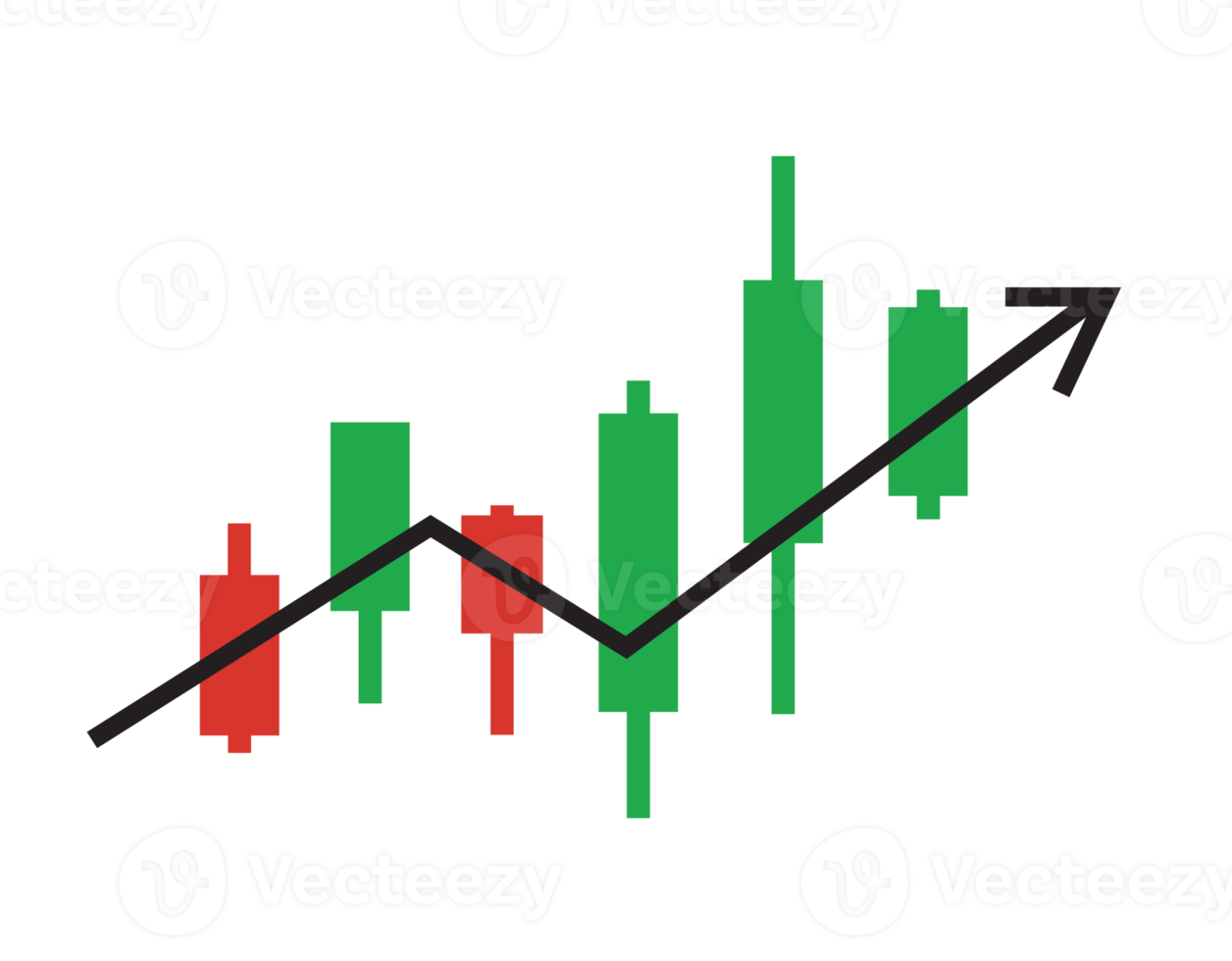 candlestick graph icon png