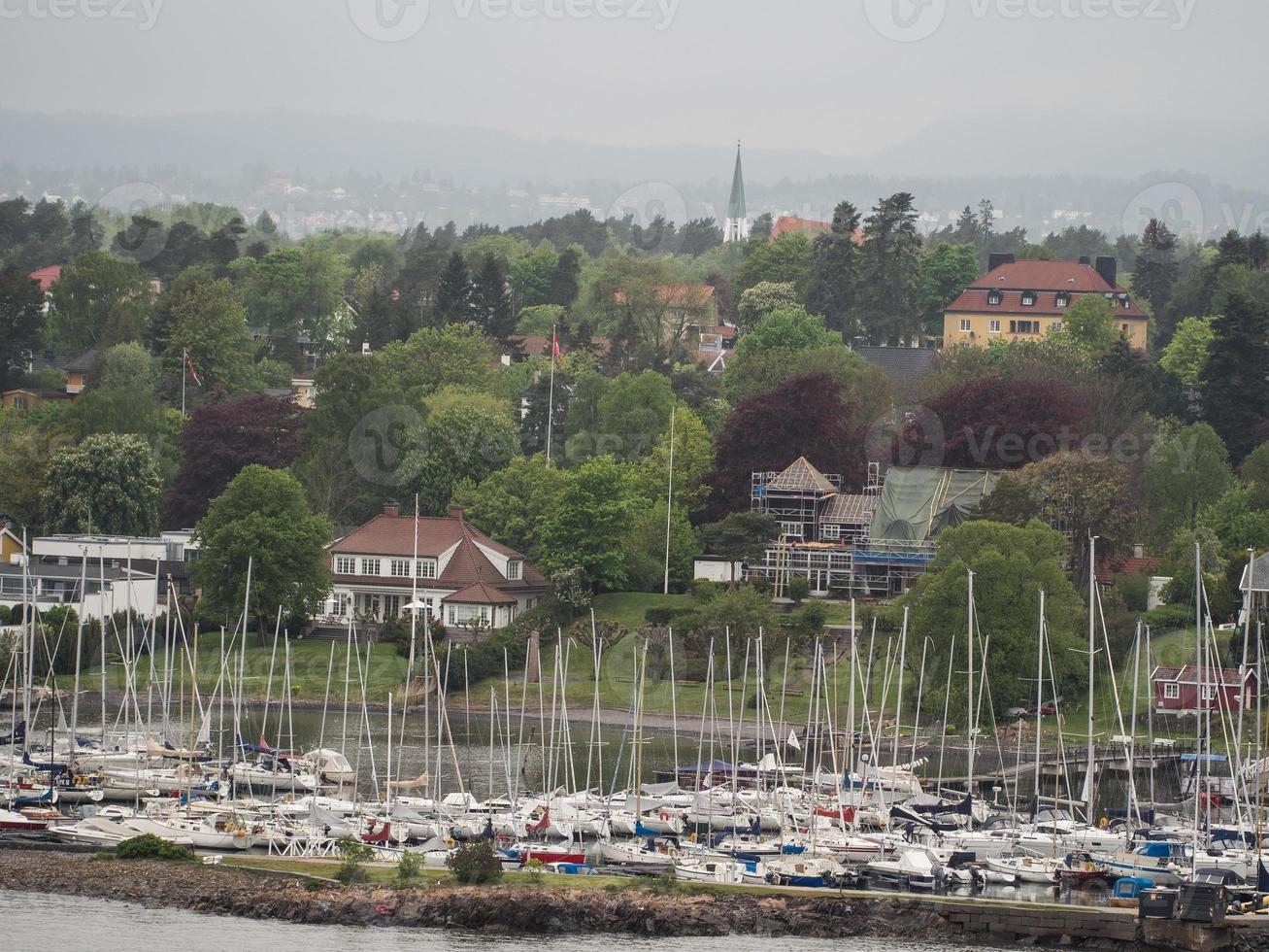 oslo and the oslofjord in norway photo