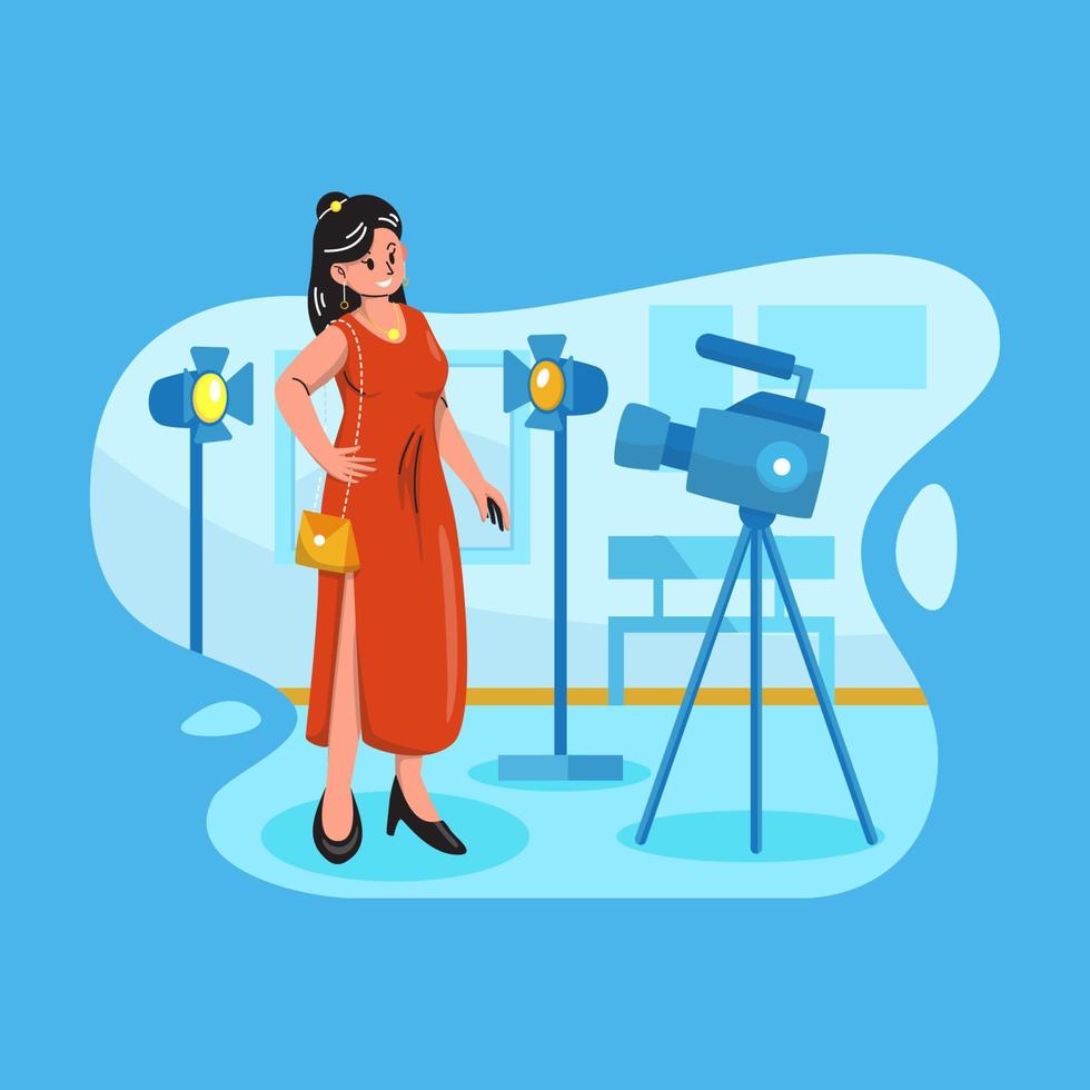 Bollywood Actrees On Cam vector