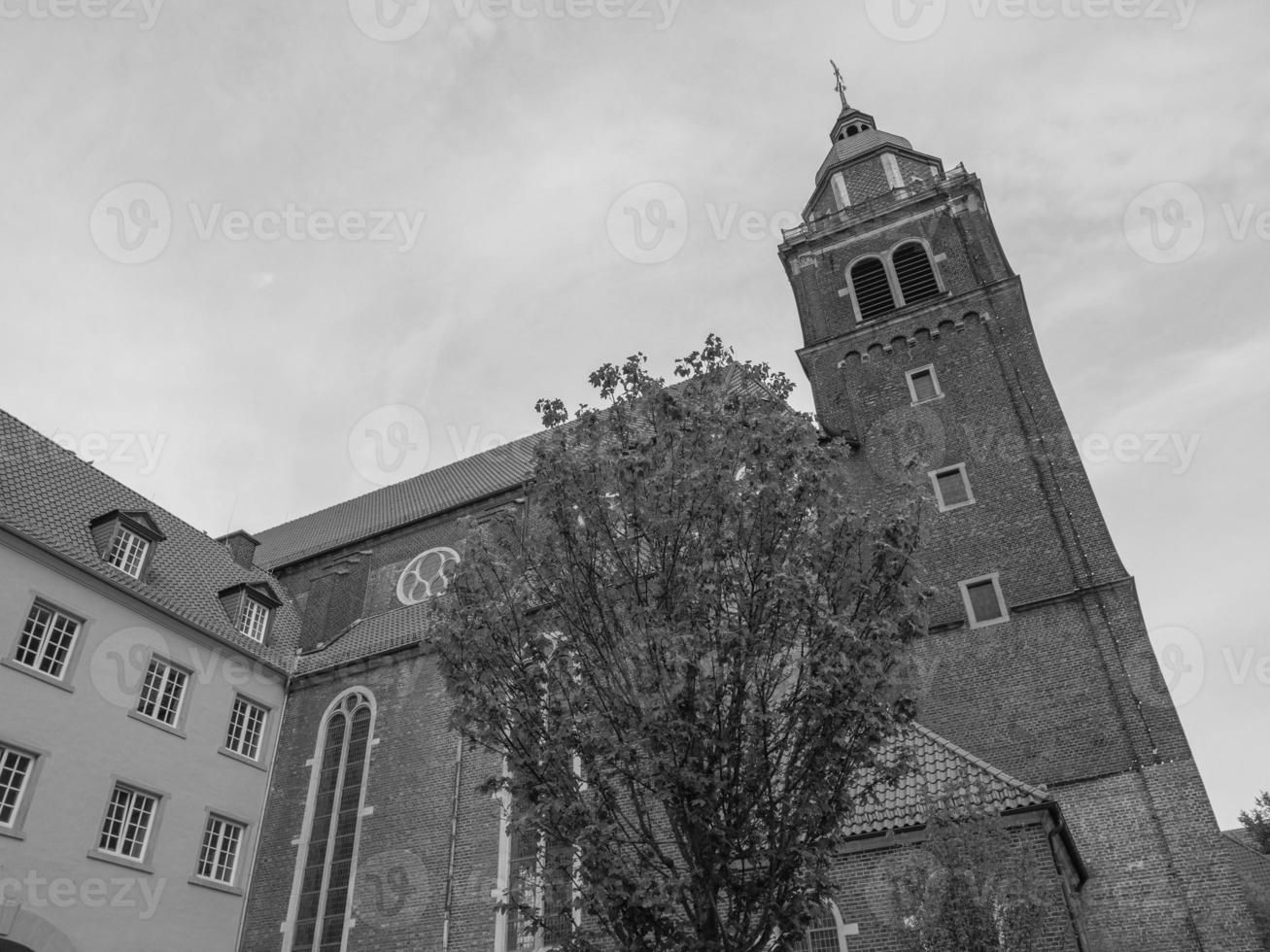 The city of Coesfeld at the river berkel in germany photo