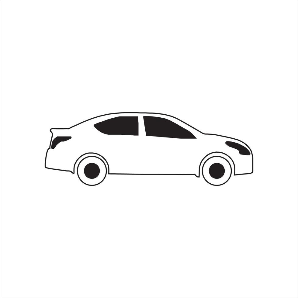 diseño de vector de logotipo de icono de coche