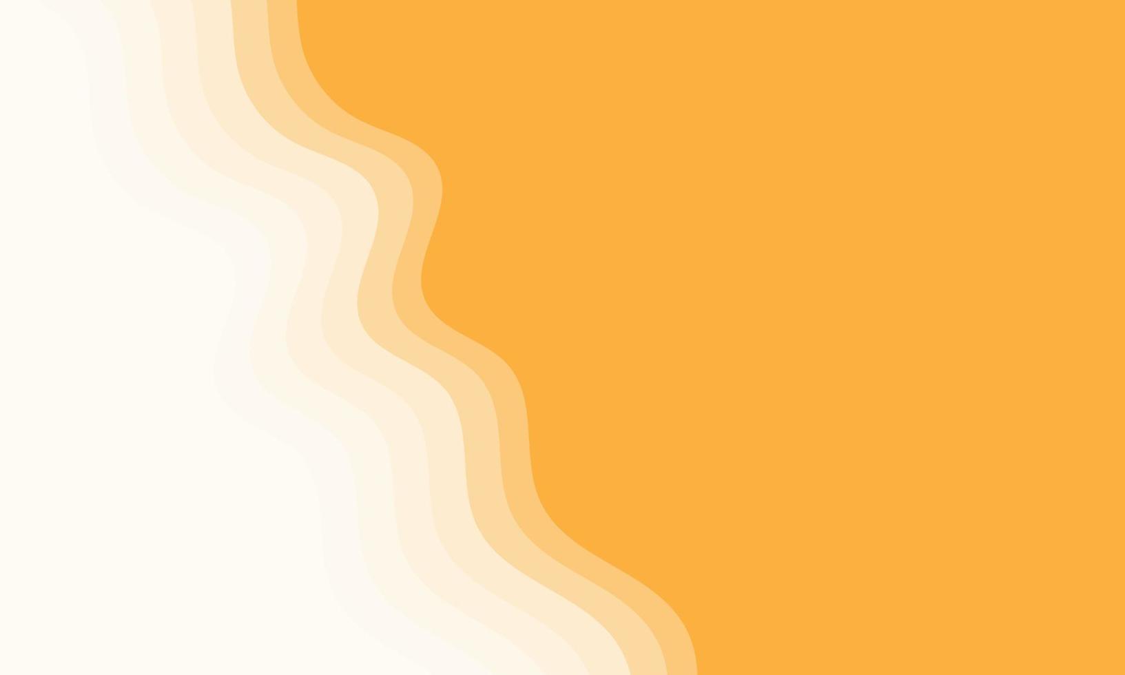 Yellow wave background vector