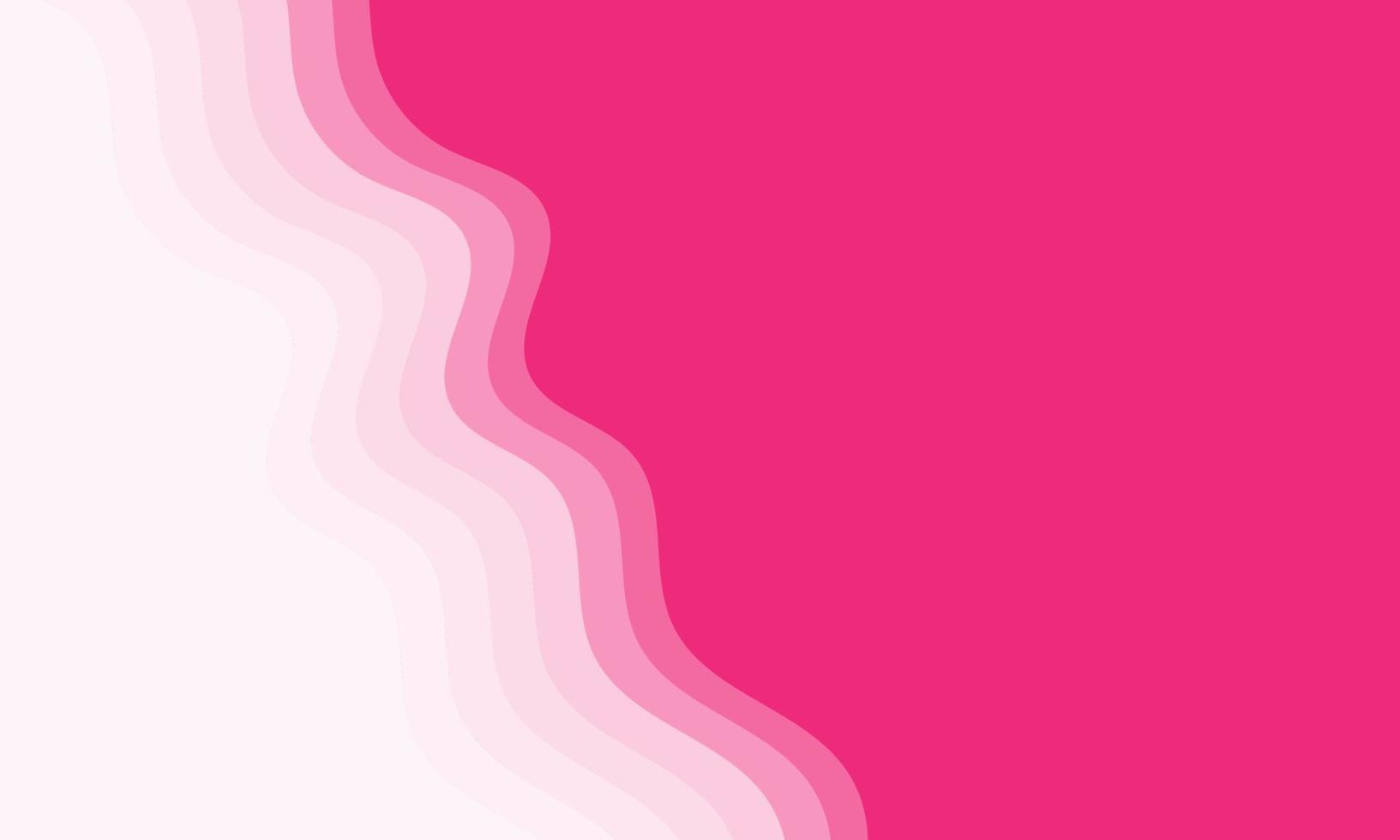 fondo de onda rosa vector