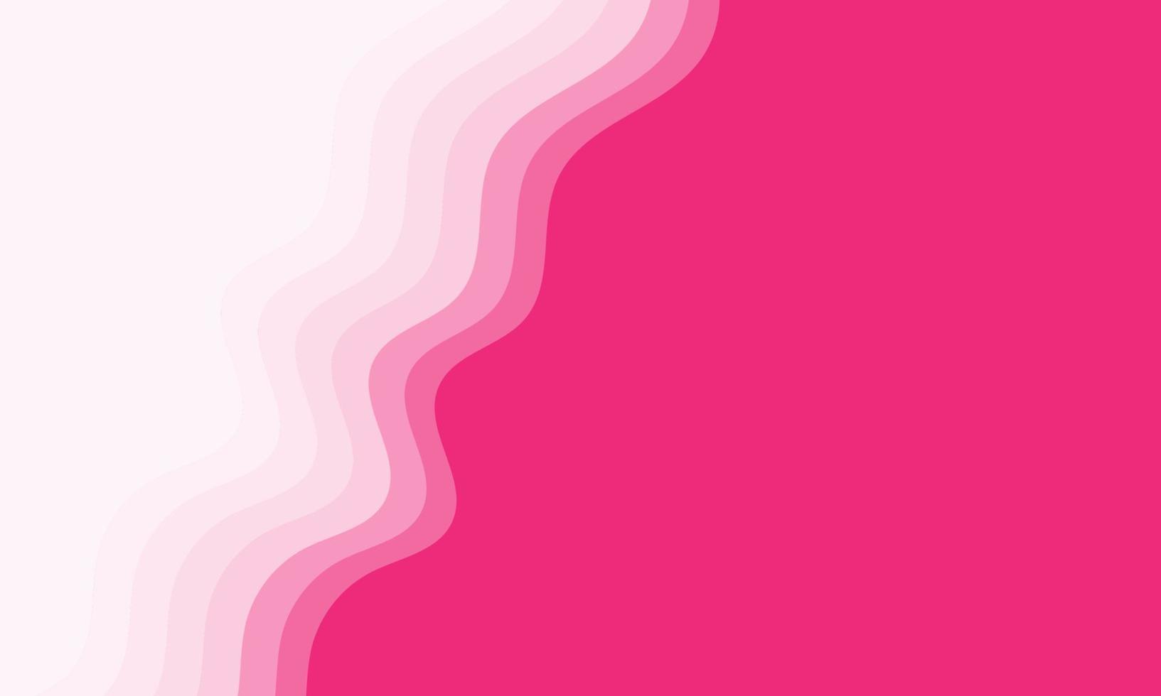 Pink wave background vector