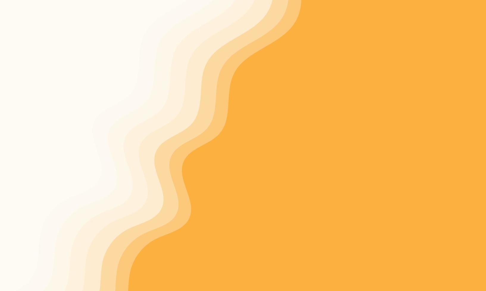 Yellow wave background vector