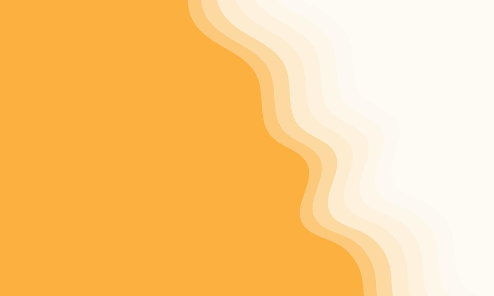 Yellow wave background vector
