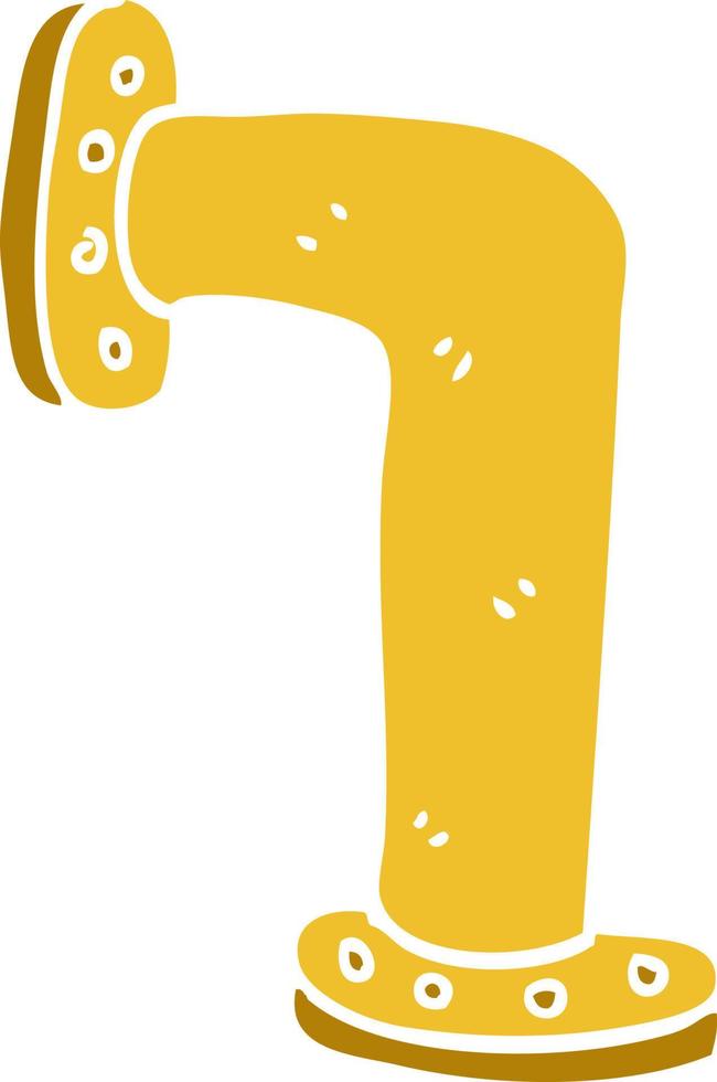 cartoon doodle water pipe vector