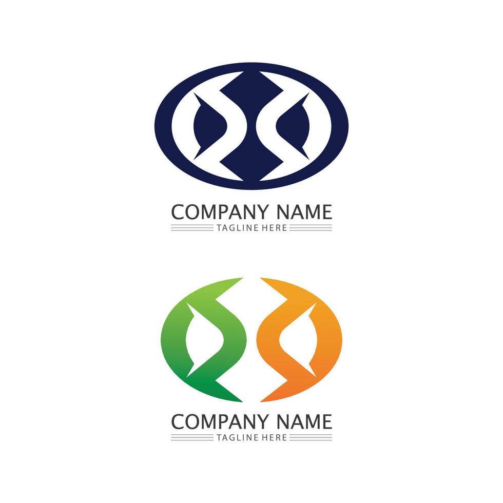 Business icon and logo design vector graphic