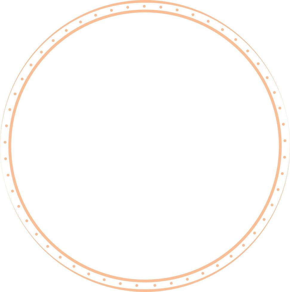 Circular Border Frames Isolated on White Background.  Trendy design element for border frame, logo, blackout tattoo, symbol, web, prints, posters, template, pattern and abstract background vector