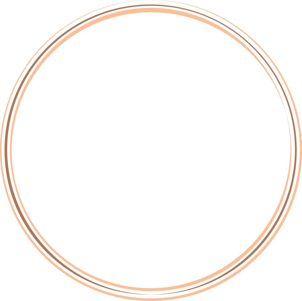 Circular Border Frames Isolated on White Background.  Trendy design element for border frame, logo, blackout tattoo, symbol, web, prints, posters, template, pattern and abstract background vector