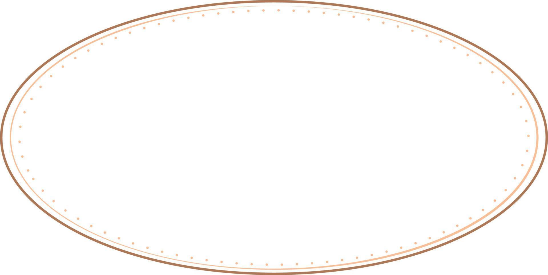 marcos de borde ovalados aislados sobre fondo blanco. elemento de diseño de moda para marco de borde, logotipo, tatuaje de apagón, símbolo, web, impresiones, carteles, plantilla, patrón y fondo abstracto vector