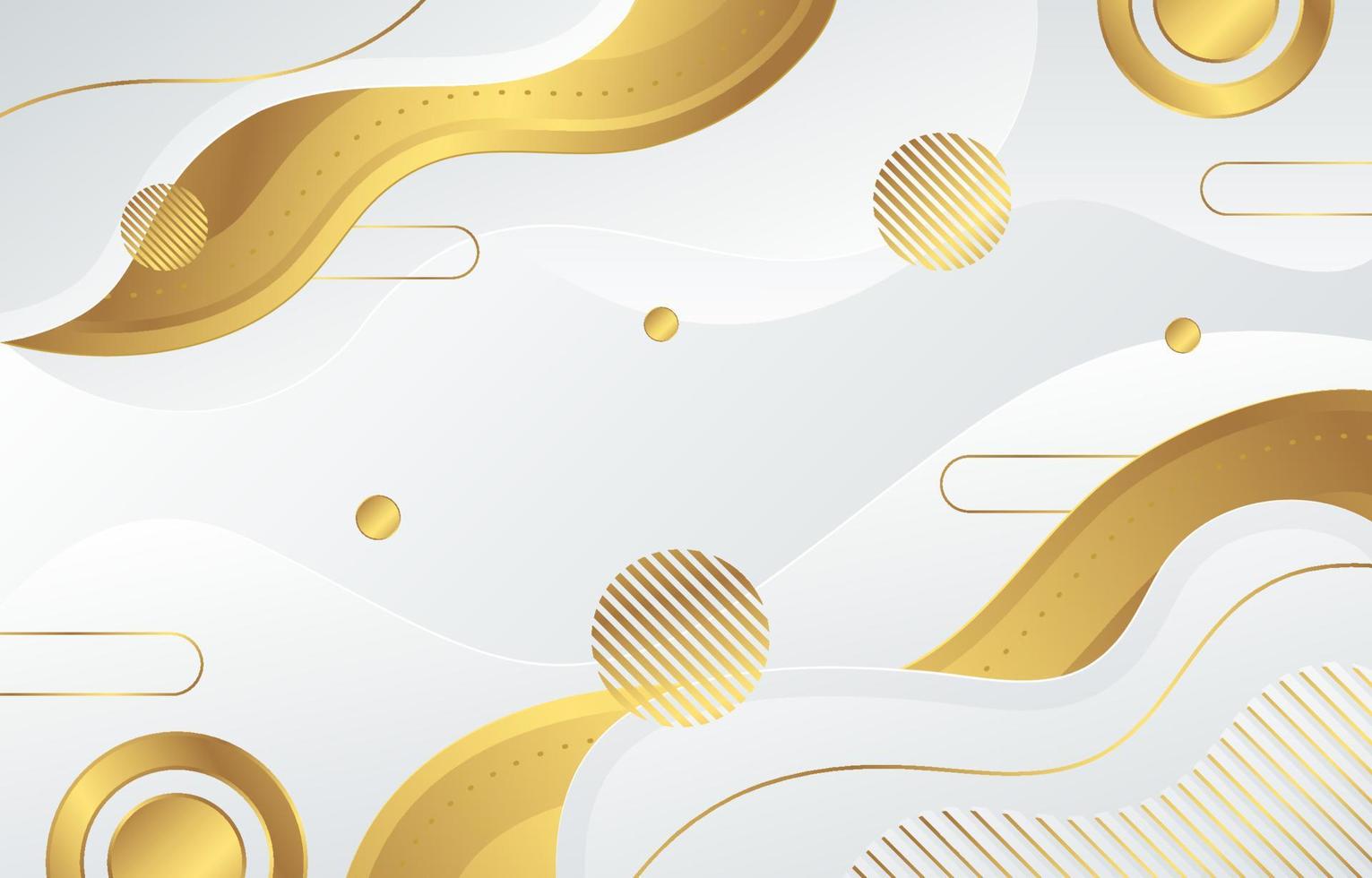 Gold and White Background vector