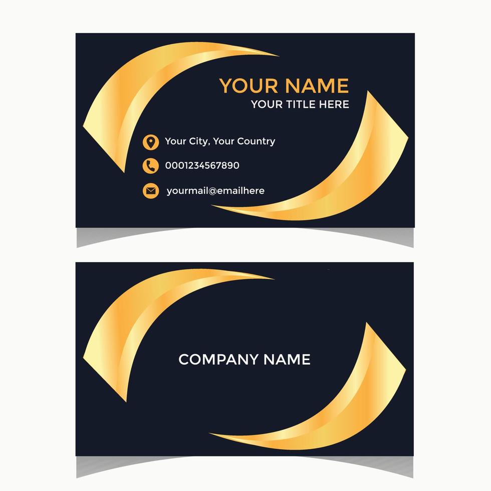 Luxury Business Card Template vector