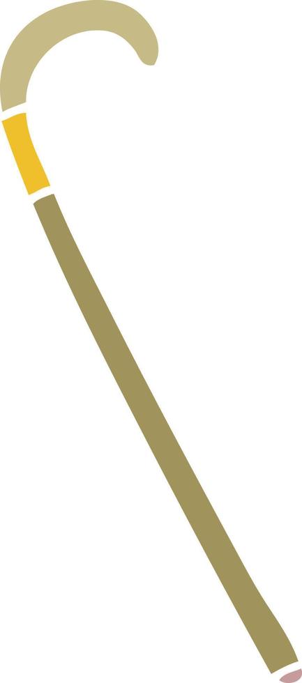 cartoon doodle walking stick vector