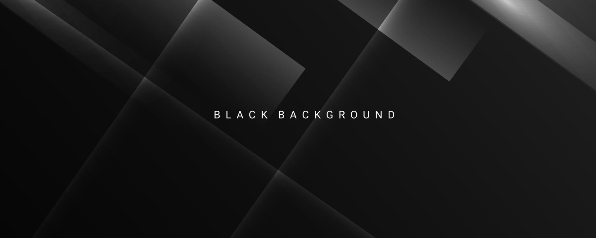 Dark geometric black abstract background elegant decorative design pattern vector