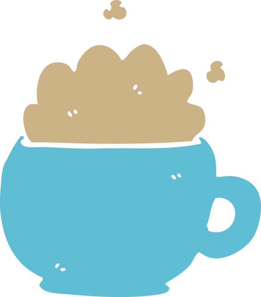 cartoon doodle frappacino vector