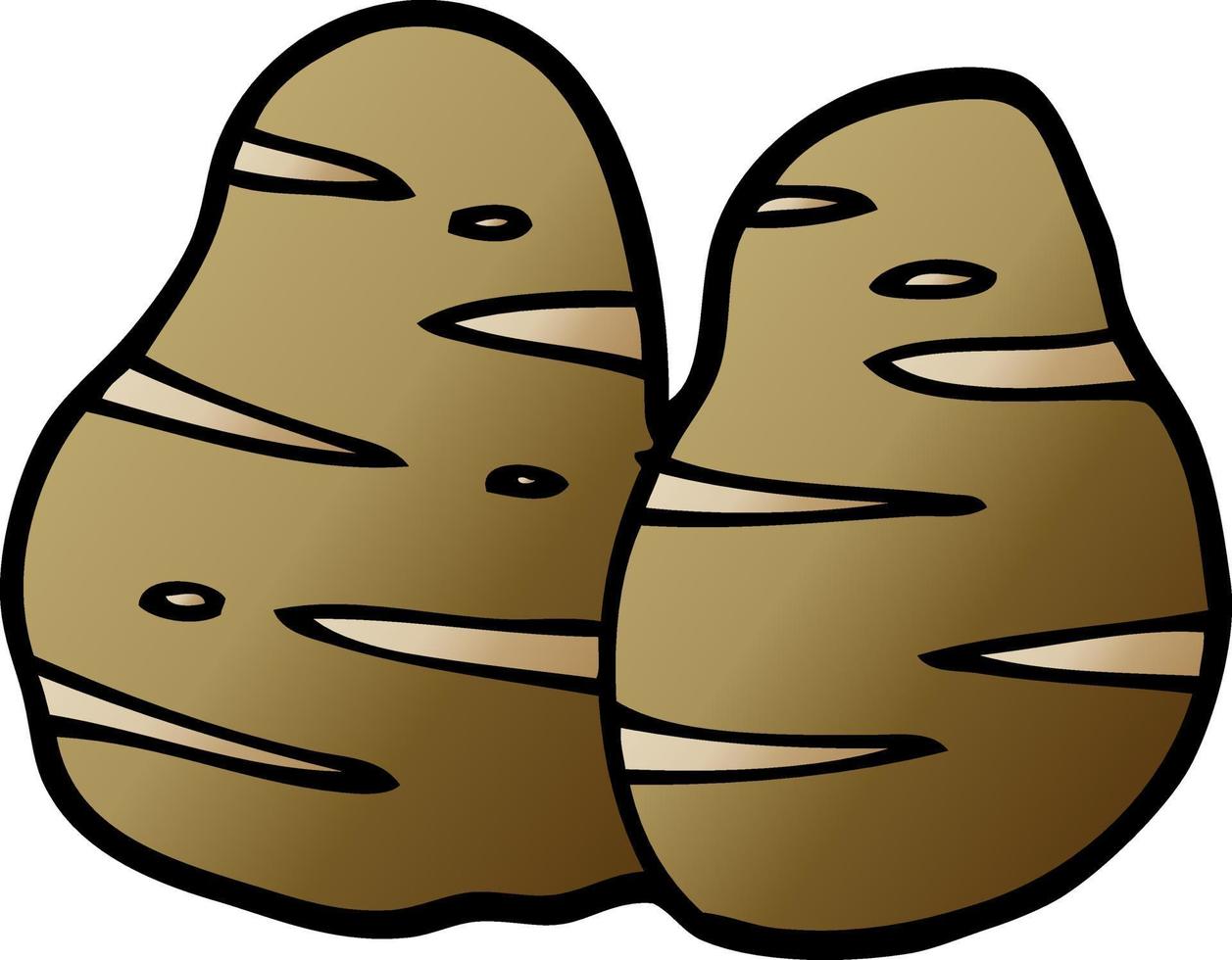 cartoon doodle potatoes 12181612 Vector Art at Vecteezy