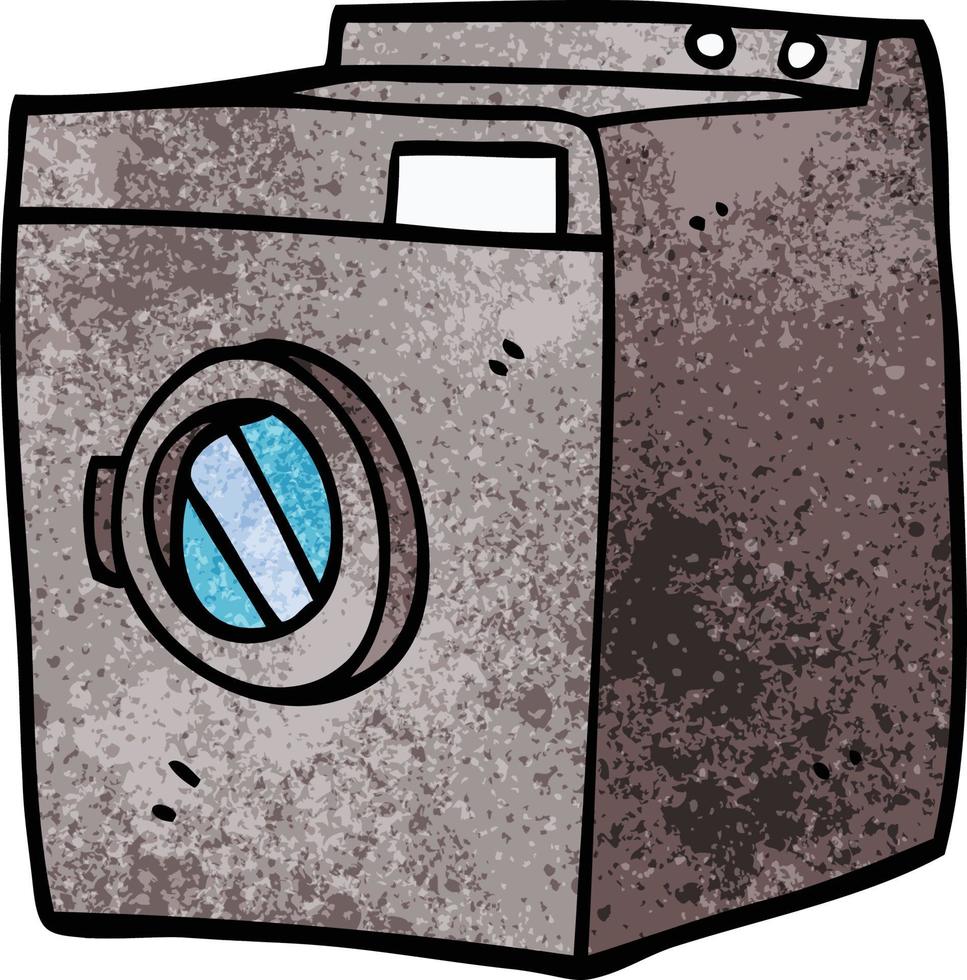 cartoon doodle tumble dryer vector