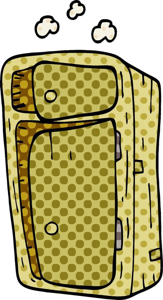 cartoon doodle dusy cabinet vector