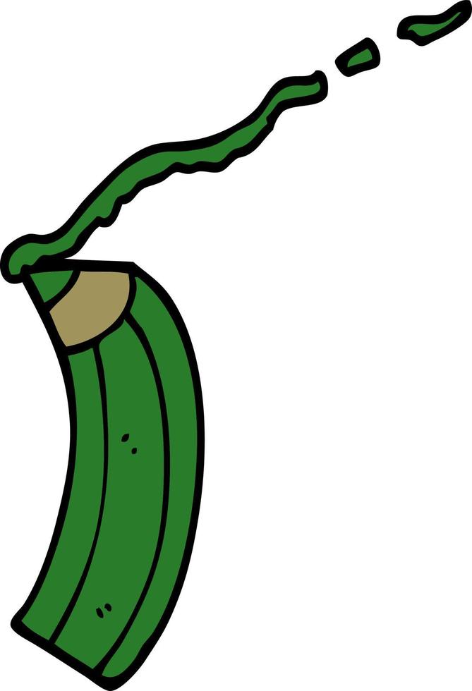 cartoon doodle colored pencil vector