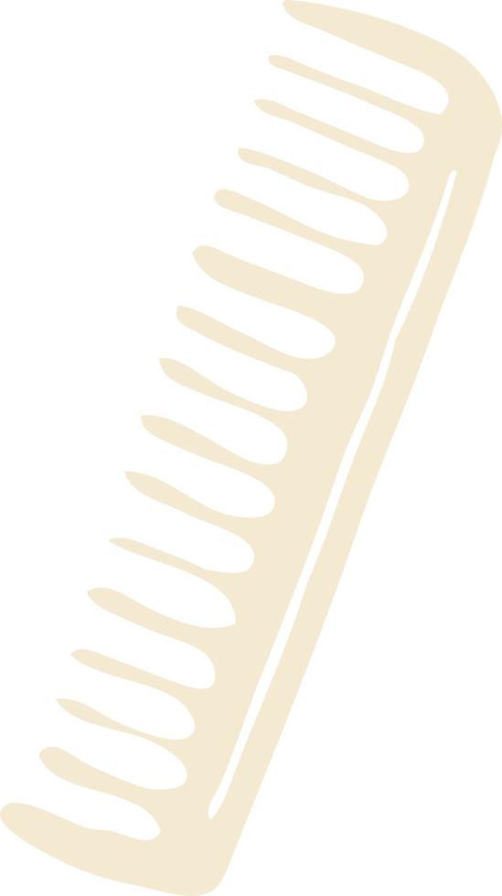 flat color style cartoon comb vector