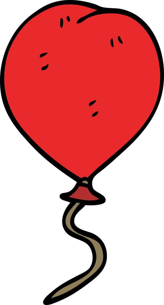 cartoon doodle balloon vector