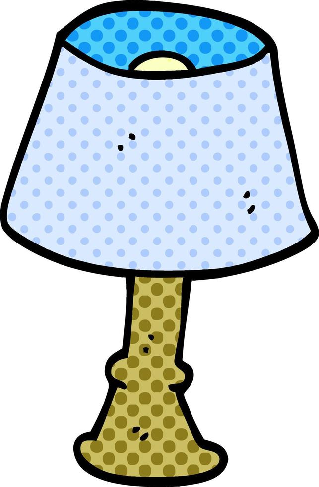 cartoon doodle regular lamp vector