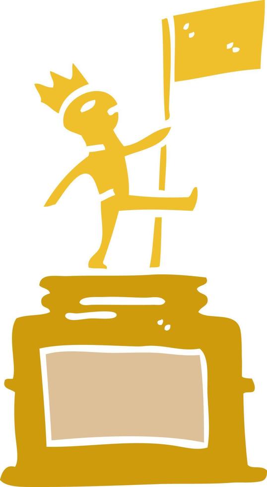 cartoon doodle monument statue vector