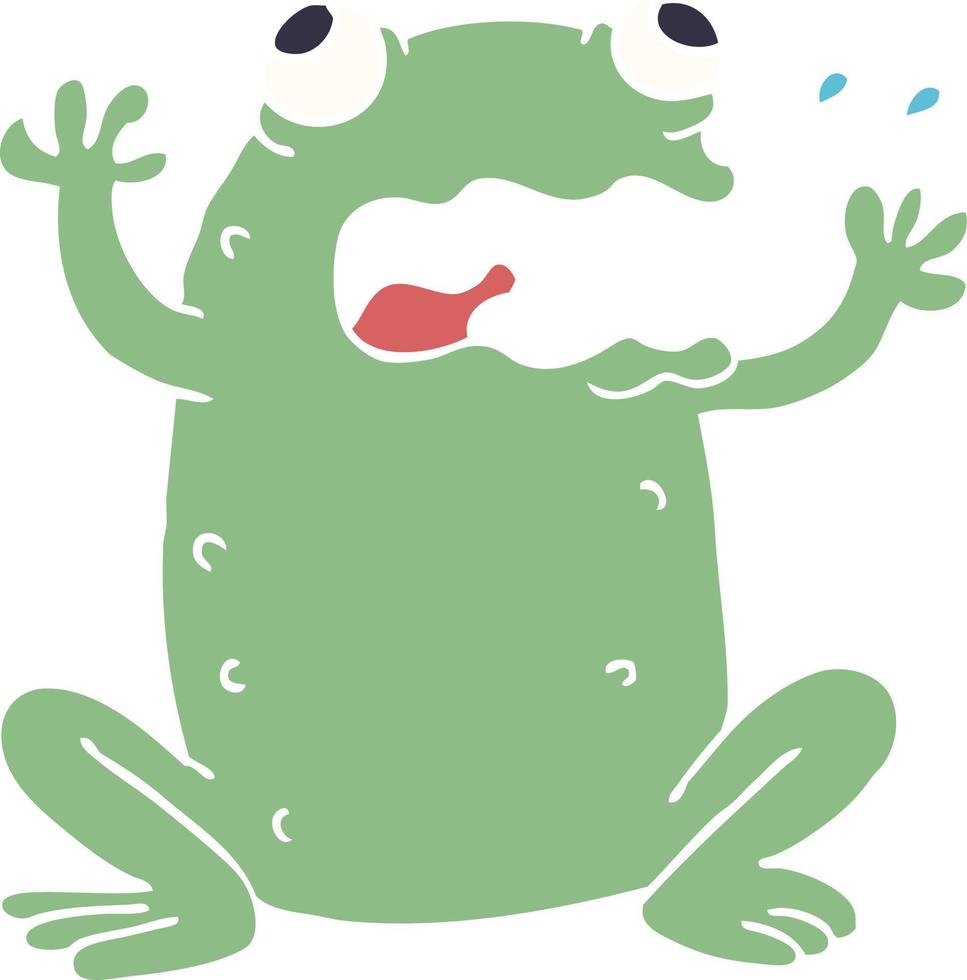 cartoon doodle crazy frog 12182845 Vector Art at Vecteezy