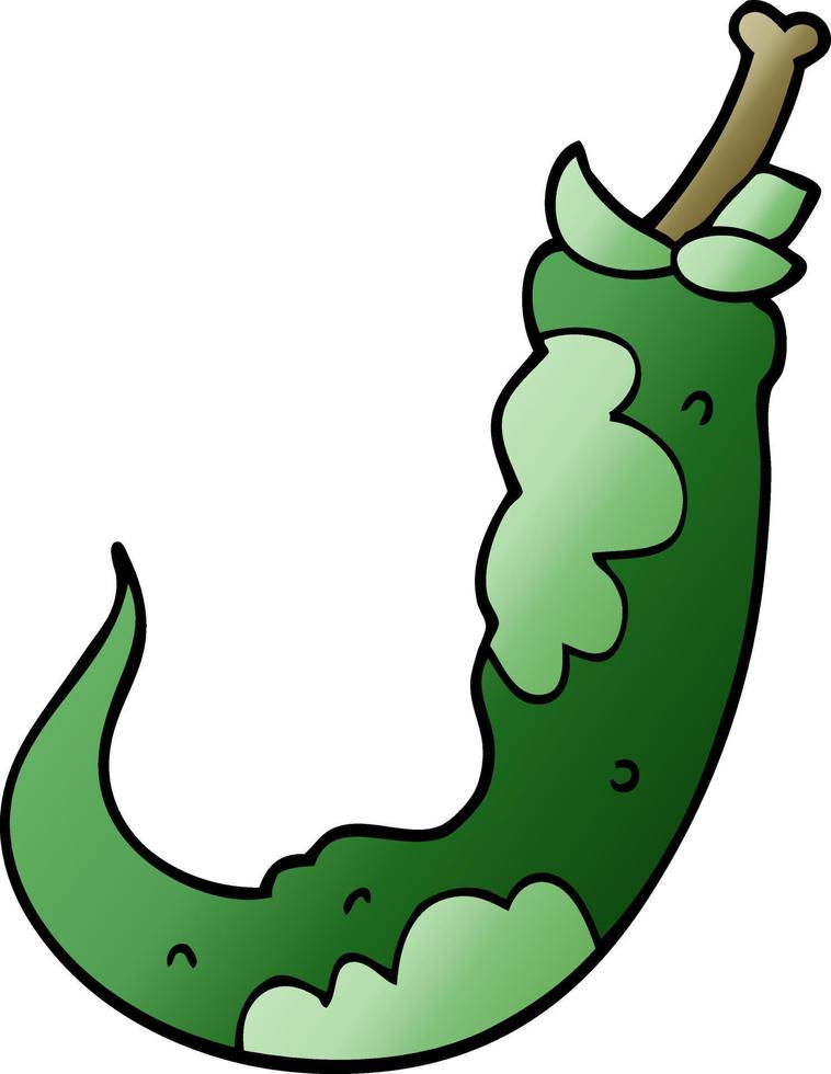 cartoon doodle chilli pepper vector