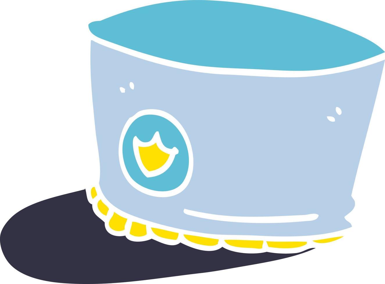 cartoon doodle band hat vector