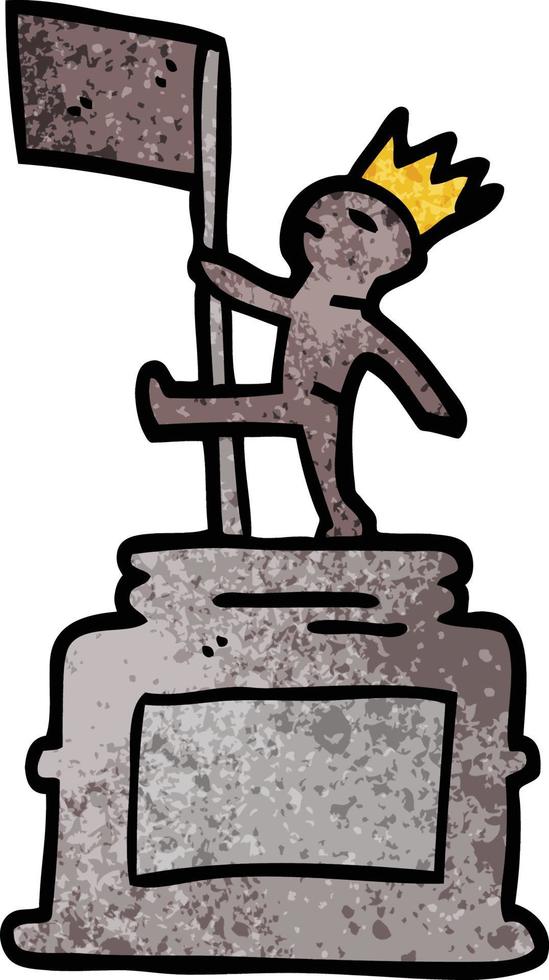 cartoon doodle monument statue 12183346 Vector Art at Vecteezy