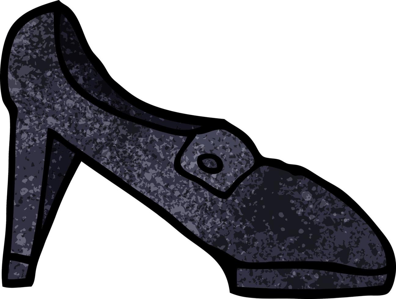 cartoon doodle shoe vector