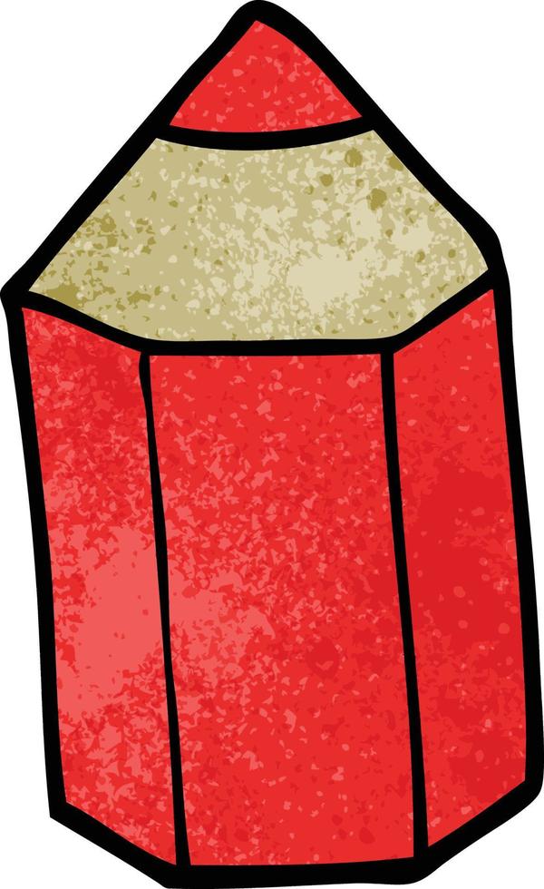 cartoon doodle colored pencil vector